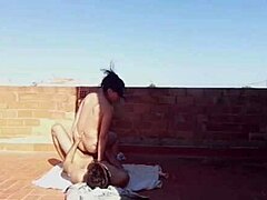 Fingering and fucking on the Balcony: A Horny Outdoor Adventure