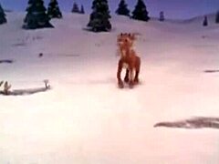 Retro Rudolph the red-nosed Reindeer from 1964: A Nude Holiday Movie