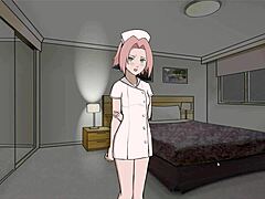 Sestřička Sakura v Ino stylu hraje v epizodě 10 Jikage Rising