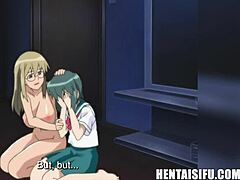 Anime porno: Mom tries to control and dominate her son's group