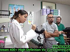 Watch the entire movie of Angel Ramiraz's femdom feet being tasted and eaten by patients in Guysgonegyno.com