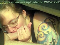 A beautiful wife uses her body to relieve stress in this amateur video