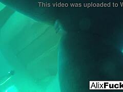 Alix and Jenna's secret underwater lesbian encounter