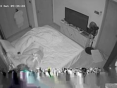 Spy cam catches girl in the act in her bedroom