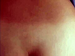 Amateur couple's passionate encounter with loud moans and shaved pussy