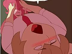 Pinkie Pie's big boobs bounce as she sucking on her failing test
