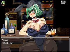 Yuka's yokai pornplay hentai game episode 8 features a huge facial load and giant breasts