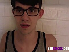 Gay family gets rough with older brother and his younger stepsister