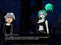 Big boobs and blue hair in Dannyphantom Amity Park part 44