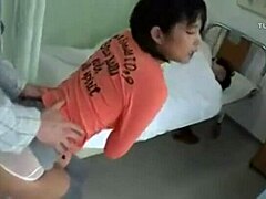 Japanese woman fuxk a man with her boyfriend is a pacient in hospital