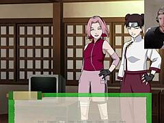 Satenades Sakura en Manga spelen in deze ongecensureerde hentai-video