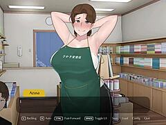 I det här hentai-spelet bedrar en utpressad mamma sin son med en annan lärare