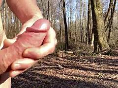Masturbating in the Woods: A Wild Ride with Creamy Ending