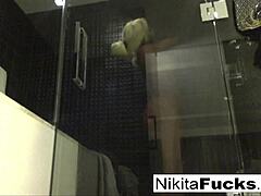 MILF Nikita Von James Teases in the Shower
