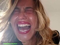 Maelle's pussy gets destroyed in rough sex with a perverse fan in this homemade video