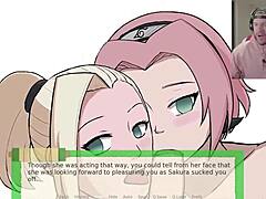 Sakura, Ino ve Monata'nın yer aldığı sansürsüz hentai videosu