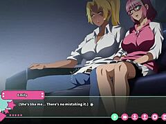 Animated group fun ends with futanari sex