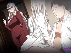 Mãe e enteada em hentai erótico