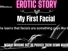 A first-time experience of facial pleasure and defloration
