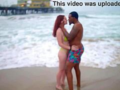 Jayla Quinn takes a major pounding from a big black cock under the pier