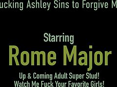 Ashley Sin tar sig an Rome Majors stora svarta kuk i olika positioner