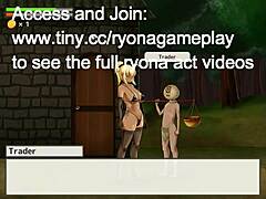 Village women engaging in sexual activities with men in a new hentai game