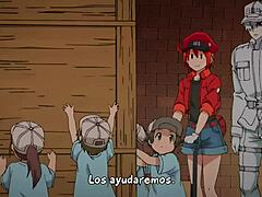 Hataraku Saibou Hentai Anime auf Spanisch